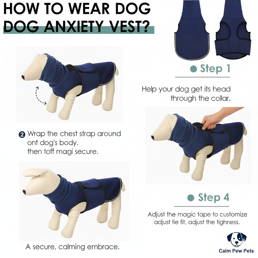 The Calm Paw™ DPT (Deep Pressure Therapy) System (Vest)